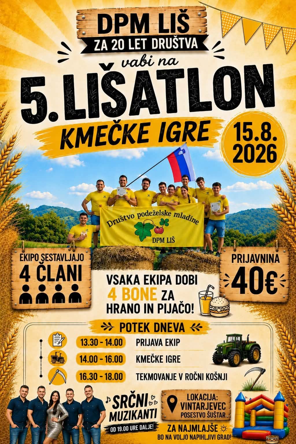 5. LIŠATLON – Kmečke igre