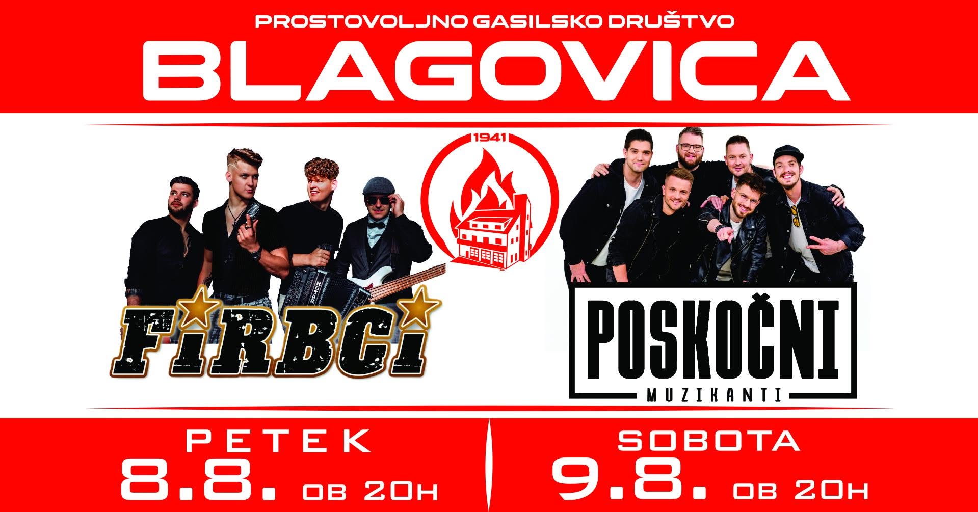 Gasilska veselica PGD Blagovica s skupino Gadi