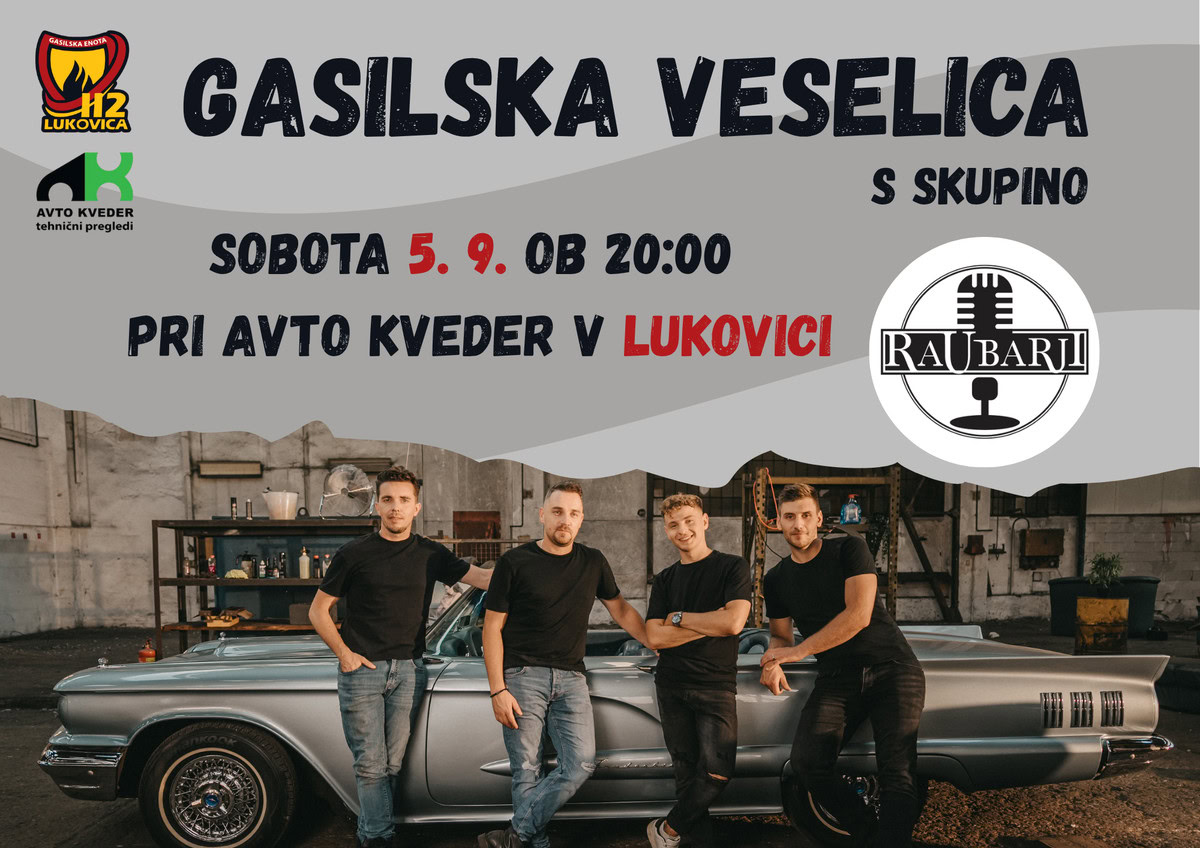 Gasilska veselica PGD Lukovica