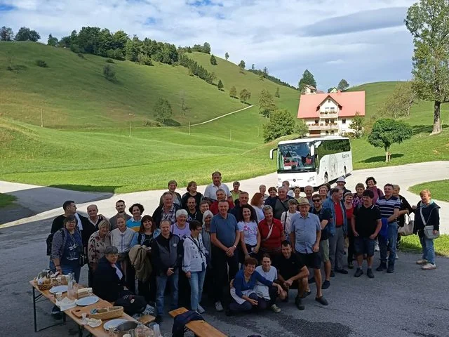 Strokovna ekskurzija v Idrijo in Dolino Soče